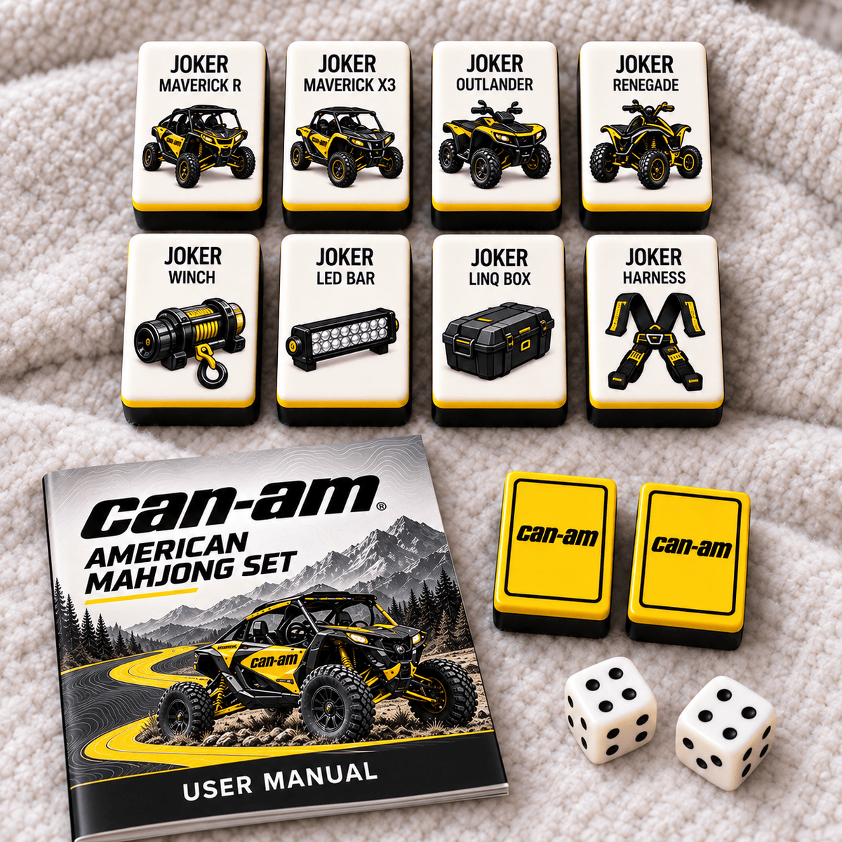 Premium CMA Mahjong Tiles Set TTMH