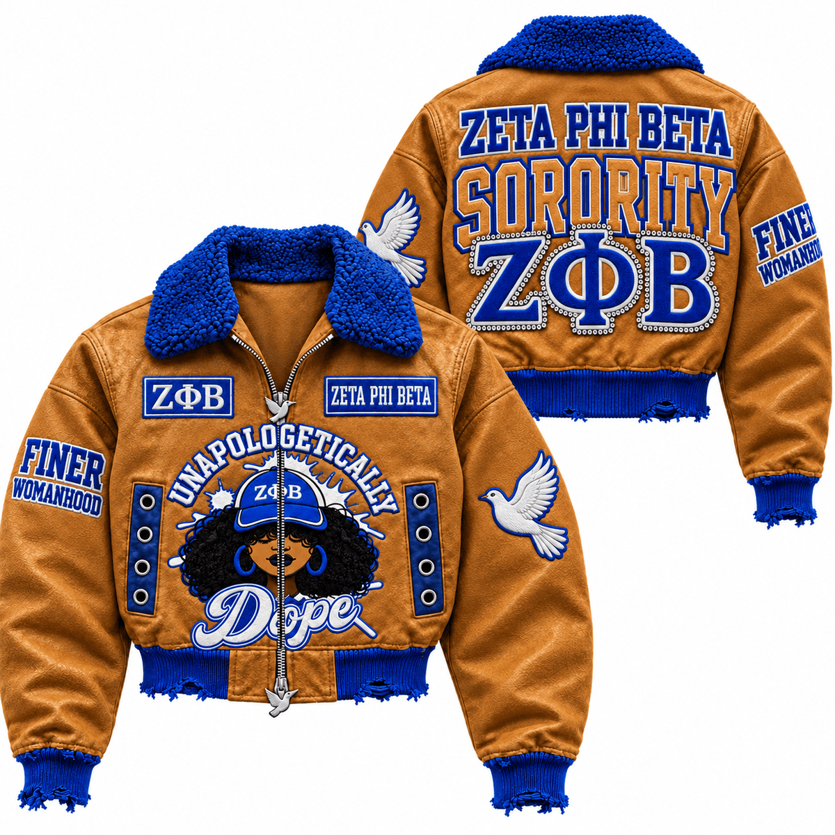 ZPB Cropped Bomber Jacket NTKO