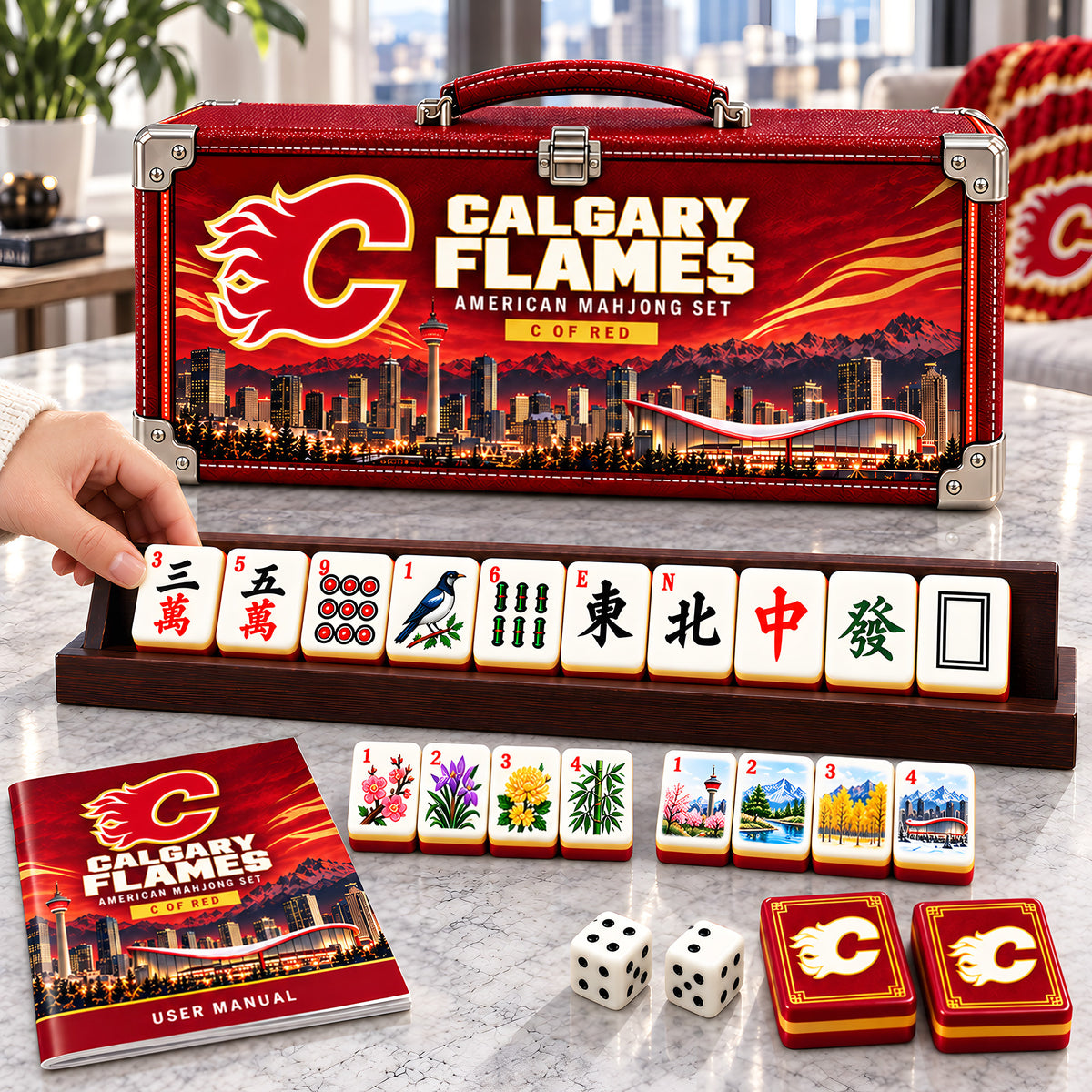Premium CGRF Mahjong Tiles Set PVNA