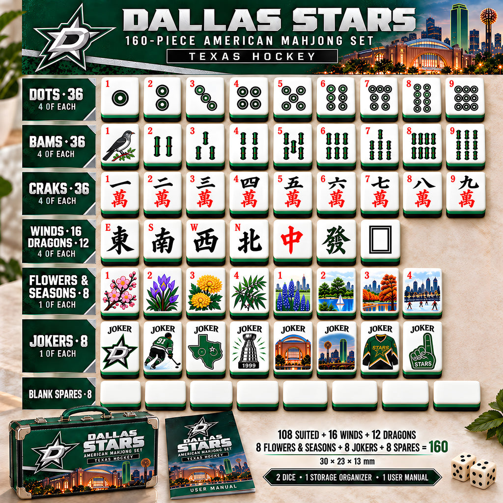 Premium DLS Mahjong Tiles Set PVNA