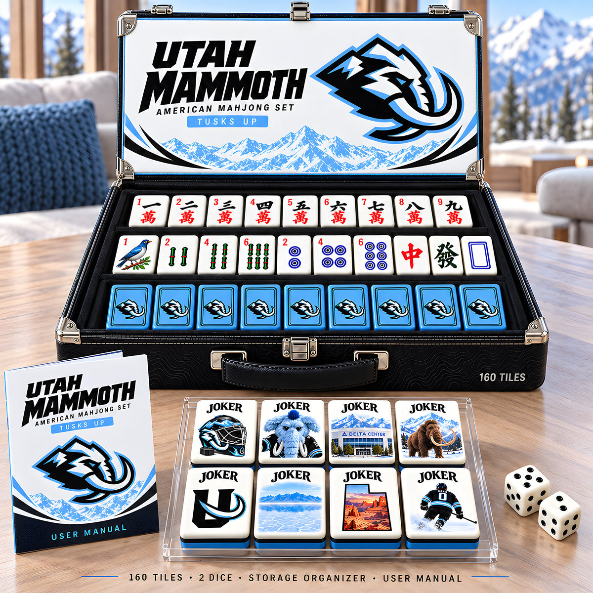 Premium UTMM Mahjong Tiles Set PVNA