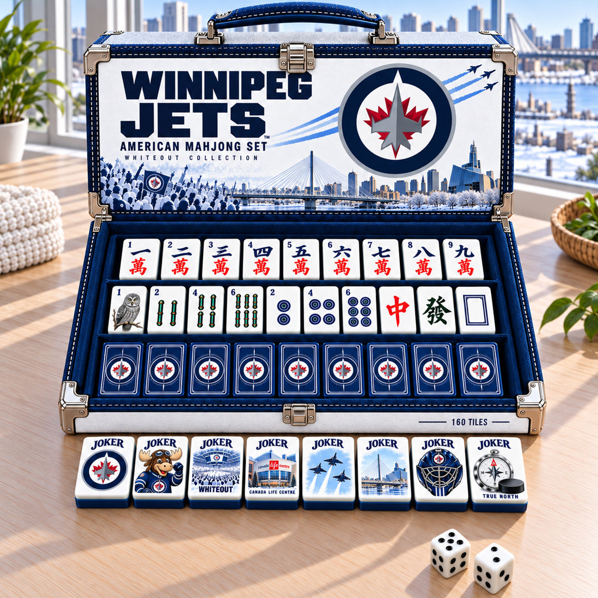 Premium WPJ Mahjong Tiles Set PVNA