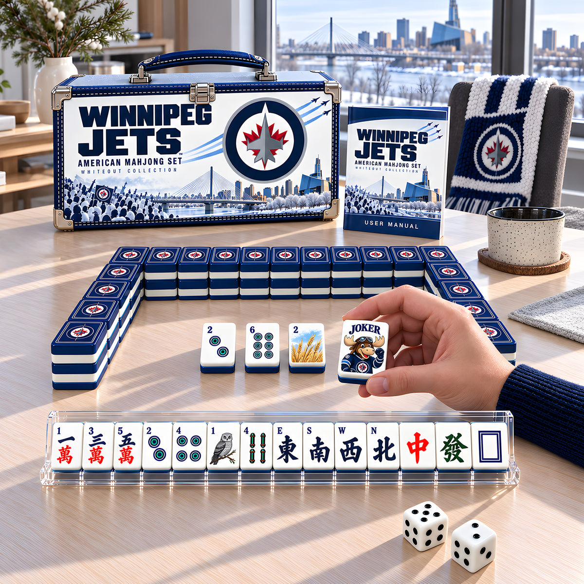 Premium WPJ Mahjong Tiles Set PVNA