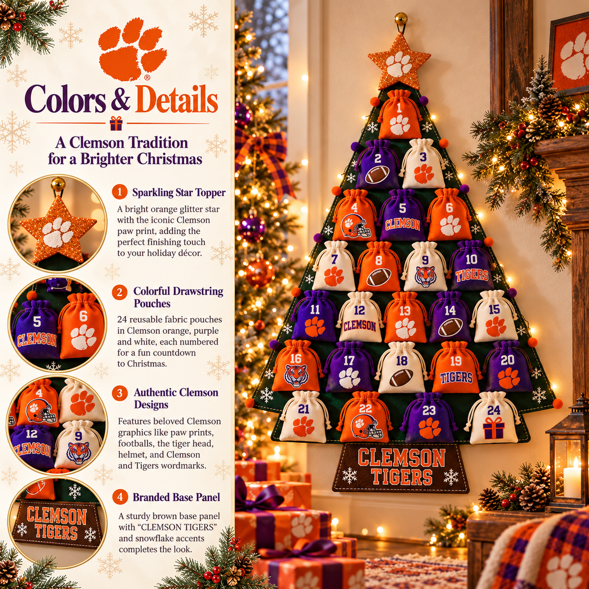 Premium CTFB Christmas Tree Countdown Calendar TNSM