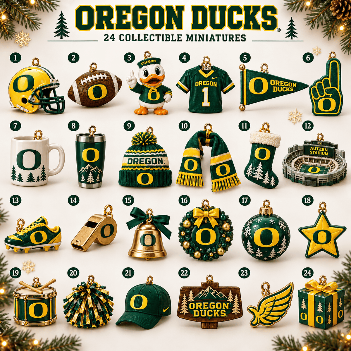 Premium ORD Christmas Tree Countdown Calendar TNSM