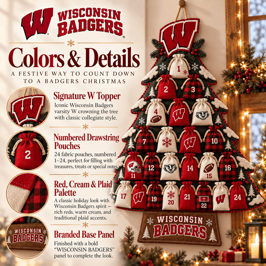 Premium WBG Christmas Tree Countdown Calendar TNSM