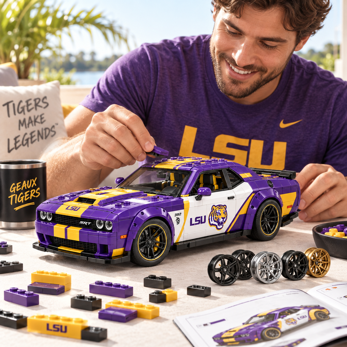 LSU Premium Brick-Built Car Collector Edition NTNA