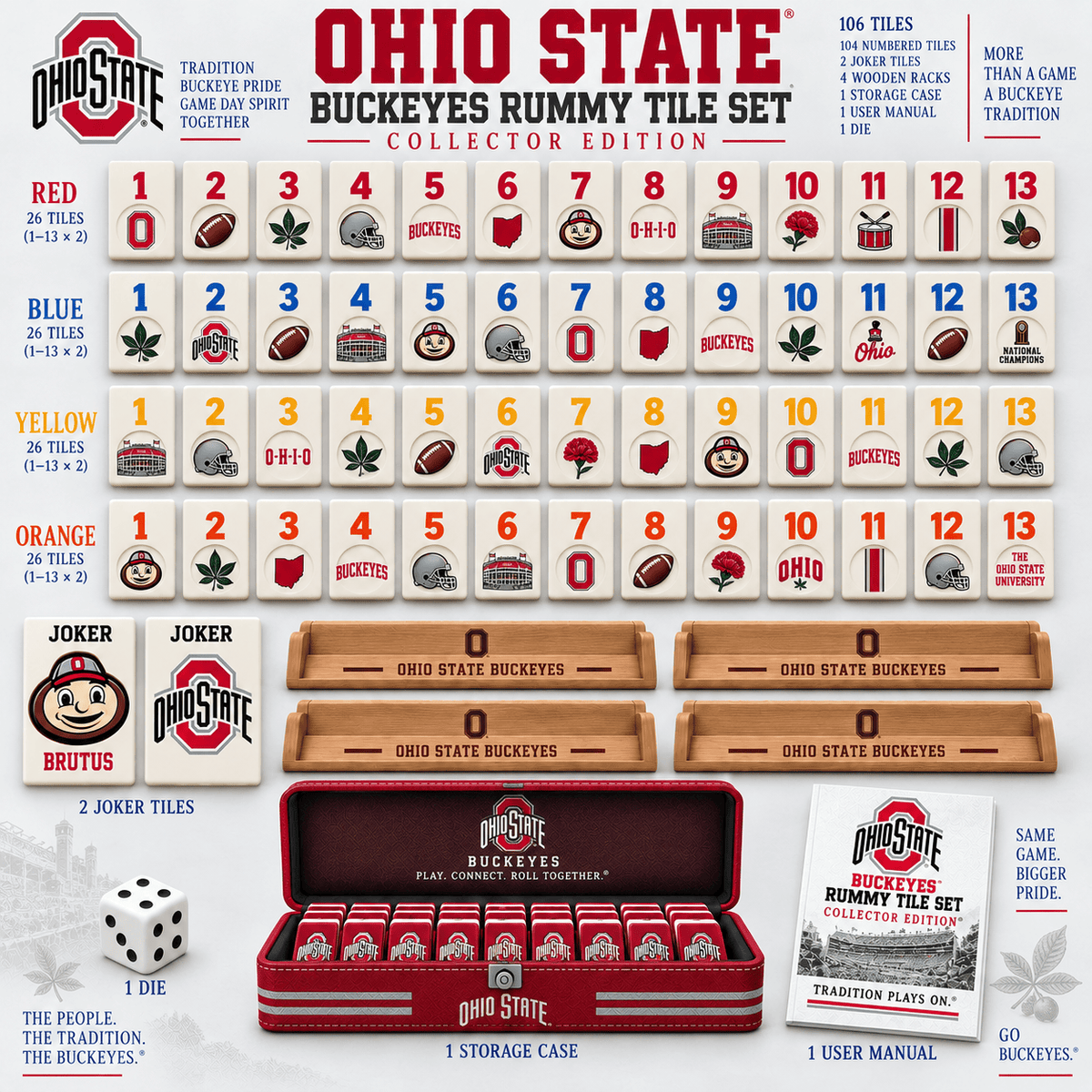 OSB Premium Rummy Tile Set TTNL