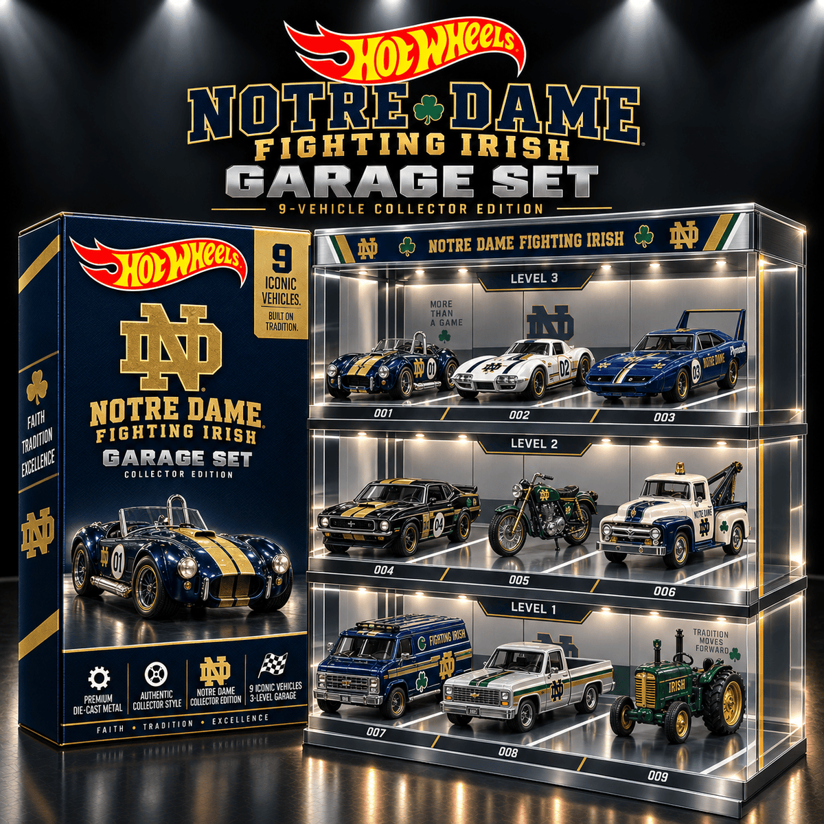NDFI Premium Diecast Garage Set NTTB