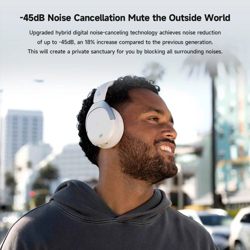 Edifier W830NB Wireless Headphones Bluetooth 5.4 -45dB Active Noise Cancelling Hi-Res Over-Ear Headset LDAC 94H Battery Life
